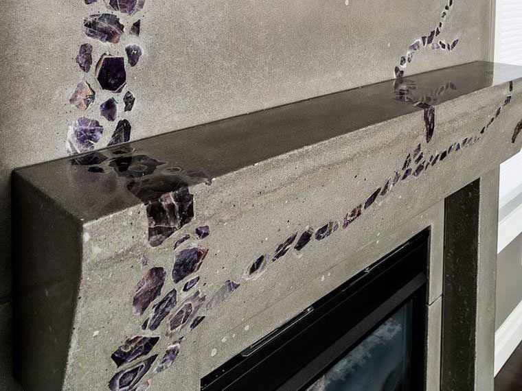 Griffin Urban concept fireplace side view